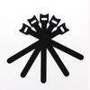 Releasable Cable Ties Wire Organizer Black 15 20 25 30cm Nylon Hook Loop Straps Wrap Zip Bundle Bandage Tie Plastics Fastening