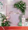 Golden Telescopic Wedding Arch Frame and Decor