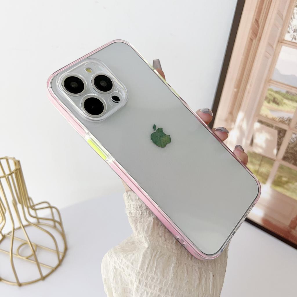 Подходит для чехла для телефона iPhone15Promax, Apple 14 Противоскользящий защитный чехол с цветной полосой, 13 Противоударный чехол с полной защитой