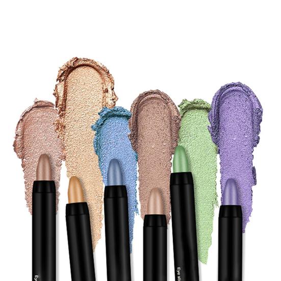 Водонепроницаемый глянцевый макияж, красочная градиентная подводка для глаз, ручка-карандаш для женщин