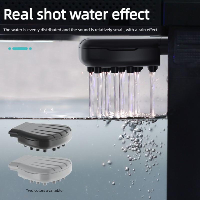 Однолинейный двойной водяной насос Модификация аквариума Фильтр большого объема Насадка для выхода воды Модернизация выхода воды Двойной модуль водяного насоса