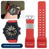 Ремешок для часов GWG1000 Для Casio G-Shock Маленький Mud King GG-1000 GWG-100 GSG-100 Водонепроницаемый Смола Силиконовая резина Ремешок для часов