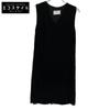 Martin Margiela White Tag 31 V296 Black Viscose Fringe Design Sleeveless Sheer Hem Dress Dress 40 blackUsed