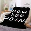 Friends and Other Quotes Printed Blankets Kids Warm Blankets Flannel Soft Cozy Blankets Home Travel Essential Blankets