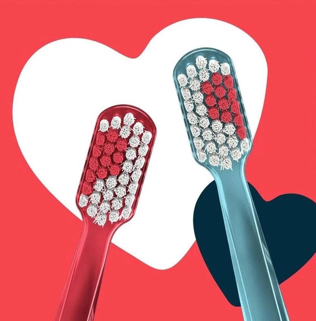 Curaprox 5460 Ультрамягкая зубная щетка Love Edition, набор из 2 шт.
