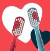Curaprox 5460 Ультрамягкая зубная щетка Love Edition, набор из 2 шт.
