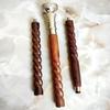 Designer Walking Cane Wooden Walking Stick Brass Handle Knob Gift