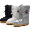 Autumn & Winter Women's Snow Boots: Trendy Space-Inspired Ski Boots for Adults & Children