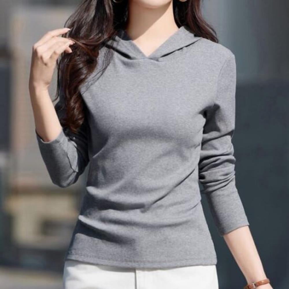 Navava Women Casual Long Sleeve Hooded T shirT nT2260