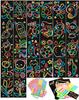 Montessori stickers Children concentrate quietly by nursery Sticker 26 individually wrapped Montessori education black HST factory - [Supervised