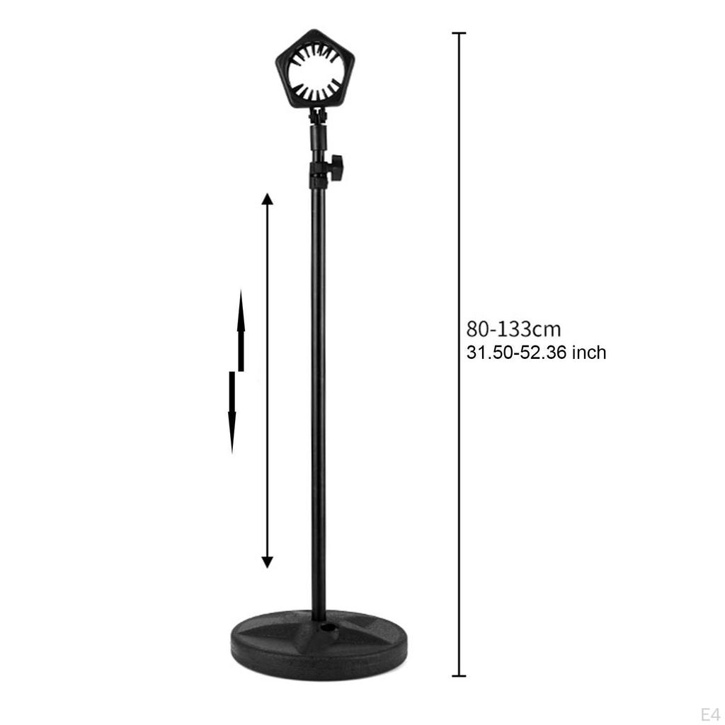 Подставка для фена Hands Free, регулируемая высота и угол наклона, нескользящая, вращающийся на 180° напольный вентилятор