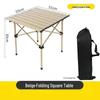 ZISIZ Outdoor Roll-Up Folding Picnic Table