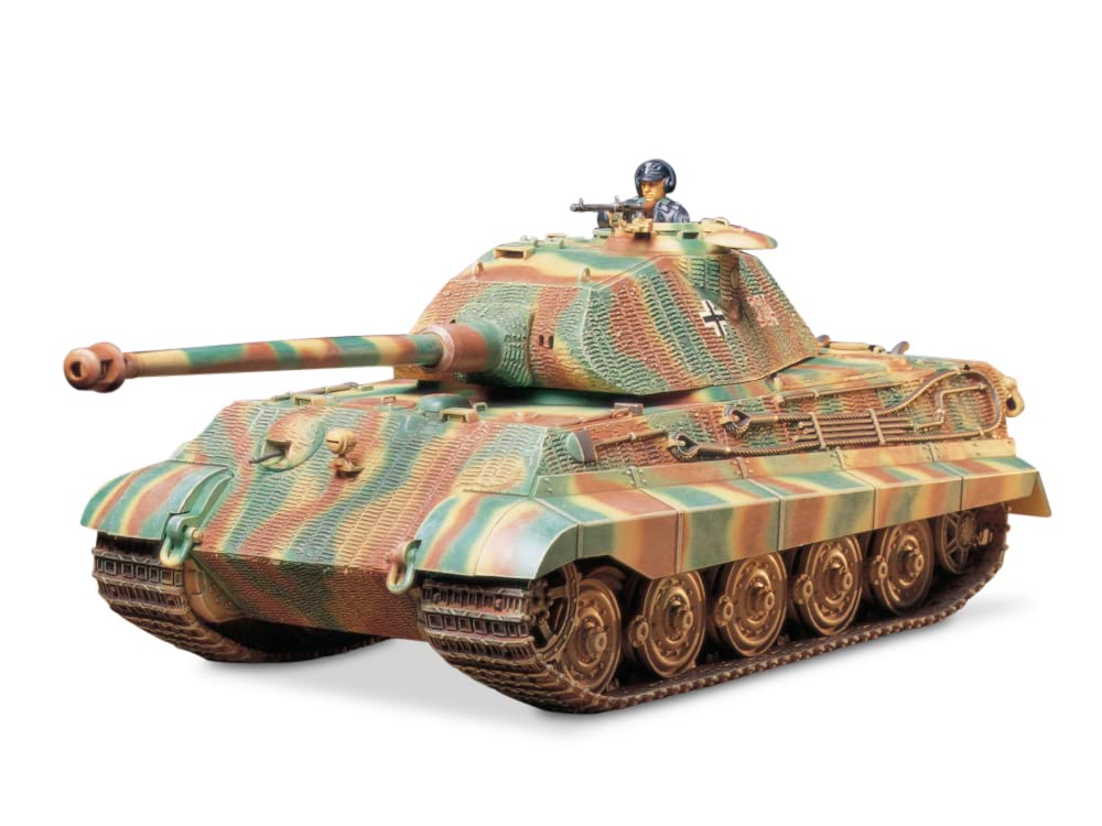 Tamiya 1/35 Military Miniature Series No. 169 German Army King Tiger Porsche Turret Plastic Model 35169