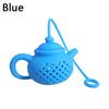 New Silicone Tea Brewer Teapot Shaped Water Filter Silicone Tea Separator Creative Tea Filter Silicone Tea Leaker