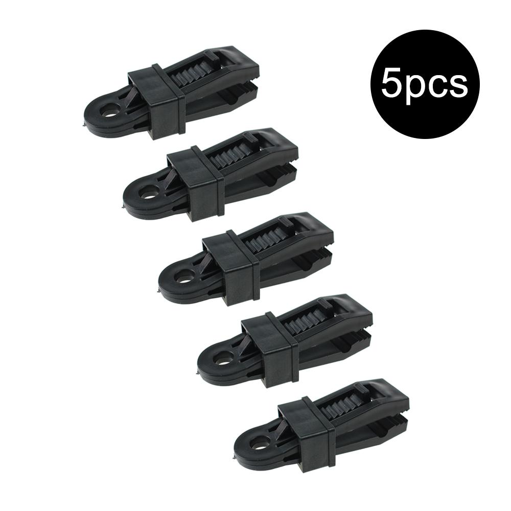 5 шт. Зажим для брезента Зажим для тента палатки Фиксация брезента Регулируемый размер Для активного отдыха Кемпинга Пешего туризма Крючок Крепление Ремень Пряжка