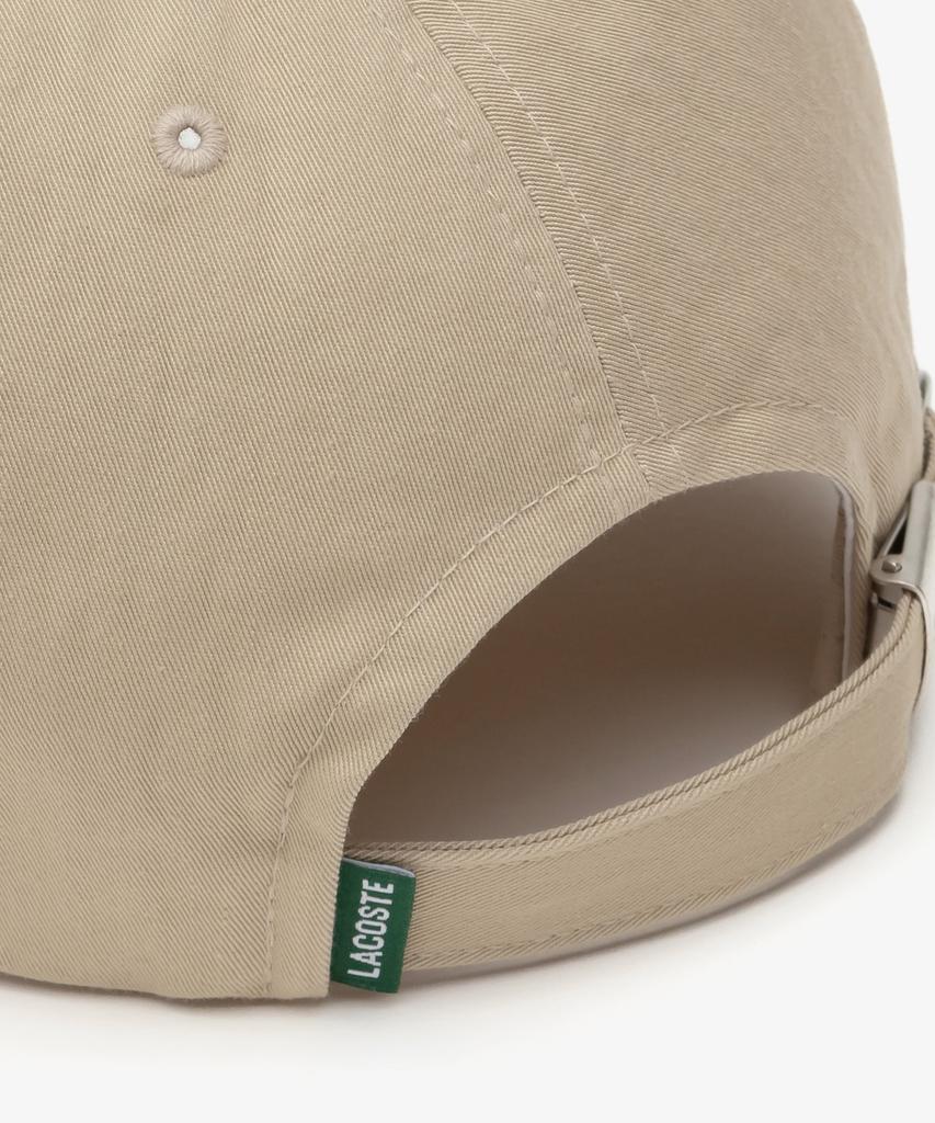 LACOSTE Унисекс Кепка-бейсболка Базового Цвета с Эффектом Поношенности и Принтом под Крокодила Rk209E-56G 02S