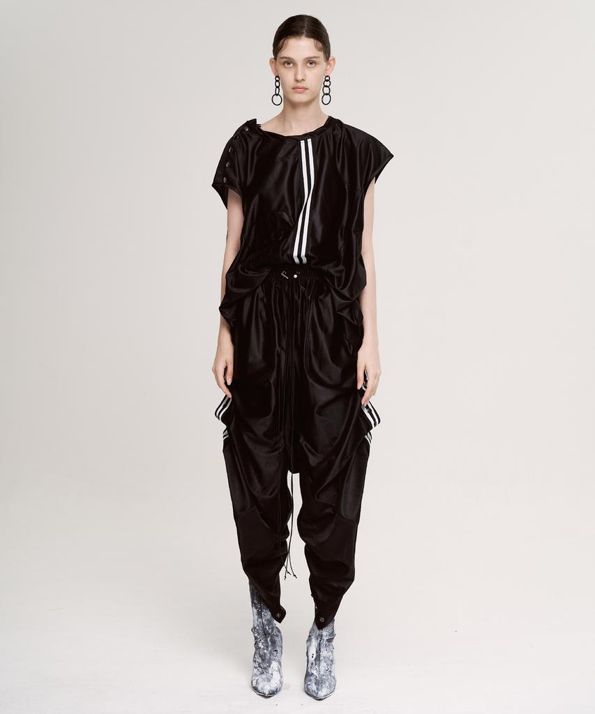 Aseupalageoseu Side Line Snap Track Pants
