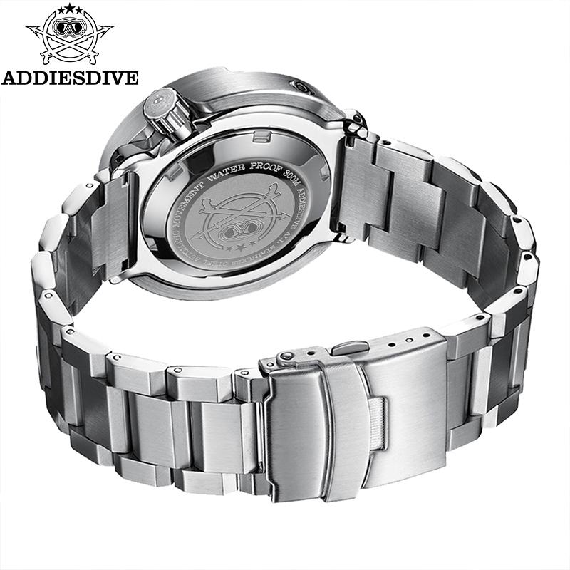 ADDIESDIVE Calendar 30Bar Waterproof Wristwatch for Men Ceramic Bezel Sapphire Glass Super Luminous Automatic Mechanical Watch