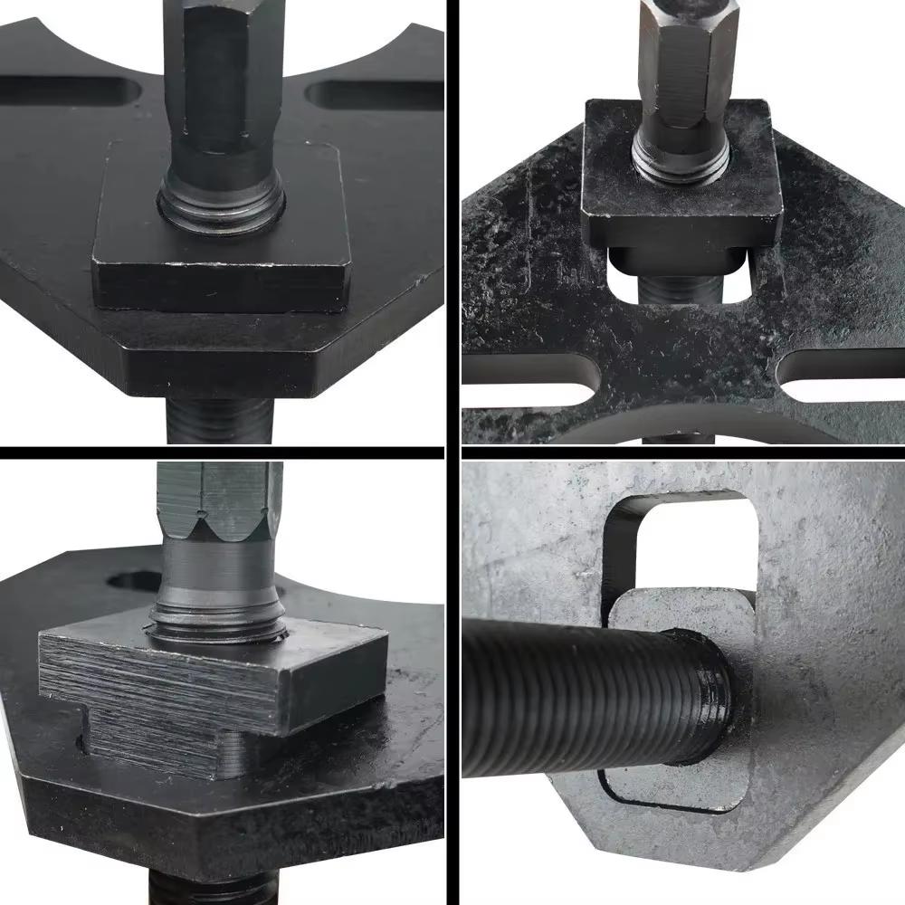 Набор Black 40100 Набор для снятия ступиц, Инструмент для снятия ступиц колесных подшипников Подходит для большинства 5 6 8 шпилечных ступичных узлов на легковых или грузовых автомобилях