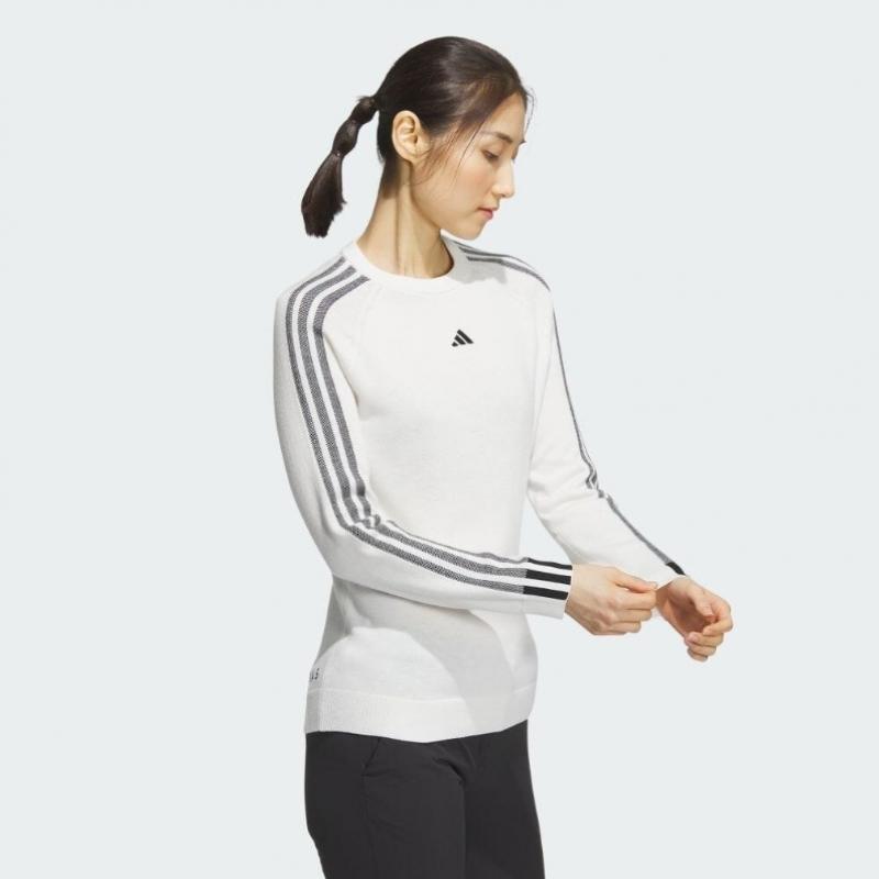 Adidas GolF 2023 F W 3S Long Sleeve Pullover Women S SWeater Hy0899