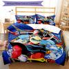 3pcs UFO Robot Grendizer7 Design Cover Set - HD Printed Bedding with 1 Cover and 2 Pillowcases - Perfect for Home and Dorm Decor