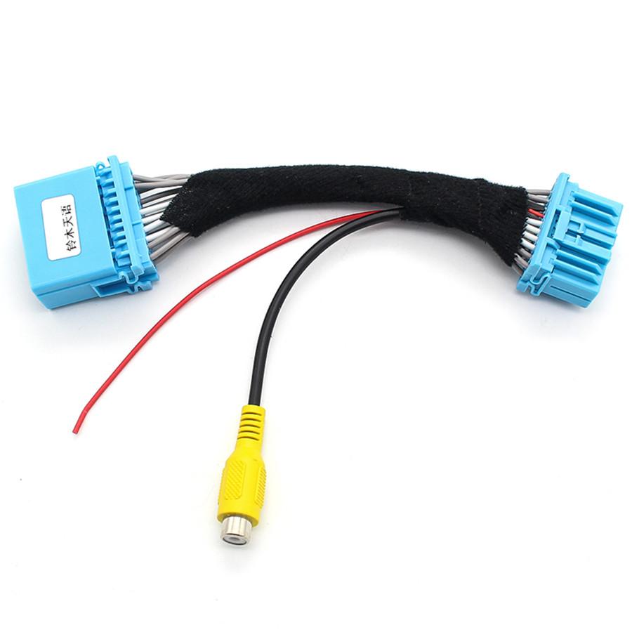Car Rear View Camera RCA Video Convert Cable Connection Adapter For Suzuki SX4