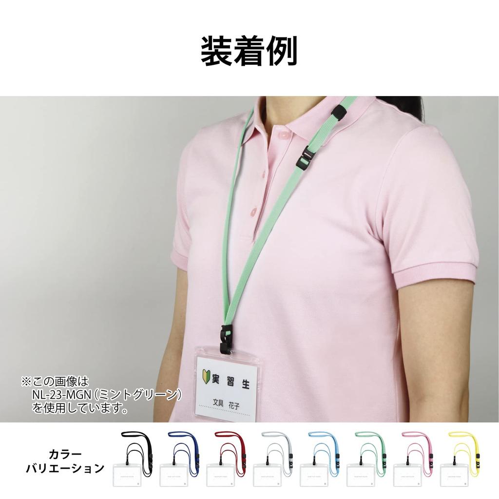 Открытый промышленный подвесной бейдж для имени, табличка с именем, держатель для карточки, держатель для имени, упаковка 10 штук, на молнии, мягкий чехол, синий, NL-23-BU