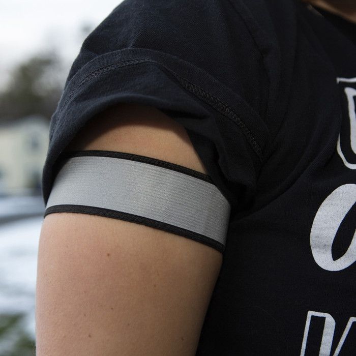 Sangle élastique réfléchissante - Kikkerland - Argent -