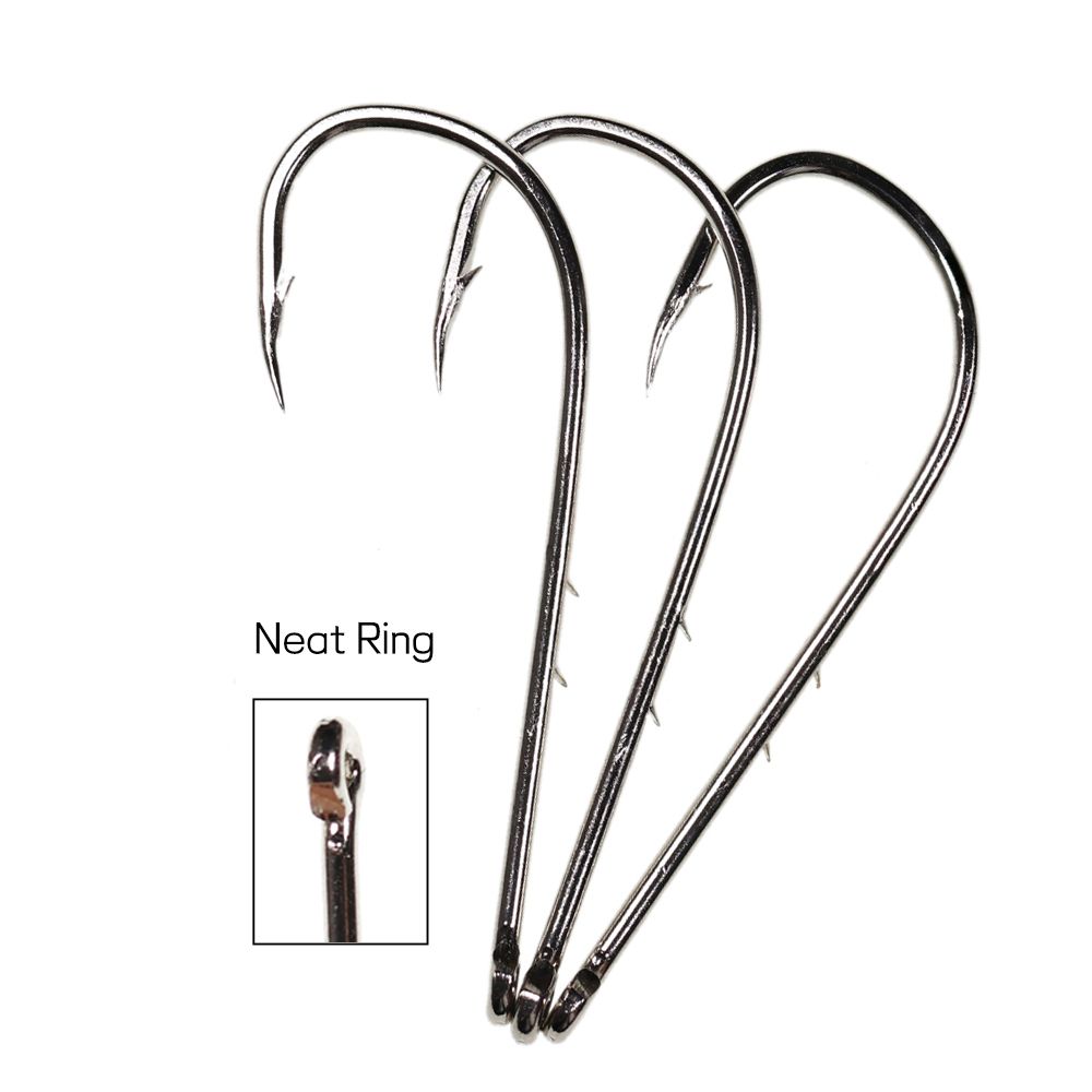 Accessories Sharp High Carbon Steel Barbed Fishhook Offset Narrow Bait Hook Long Shank Fishing Hook