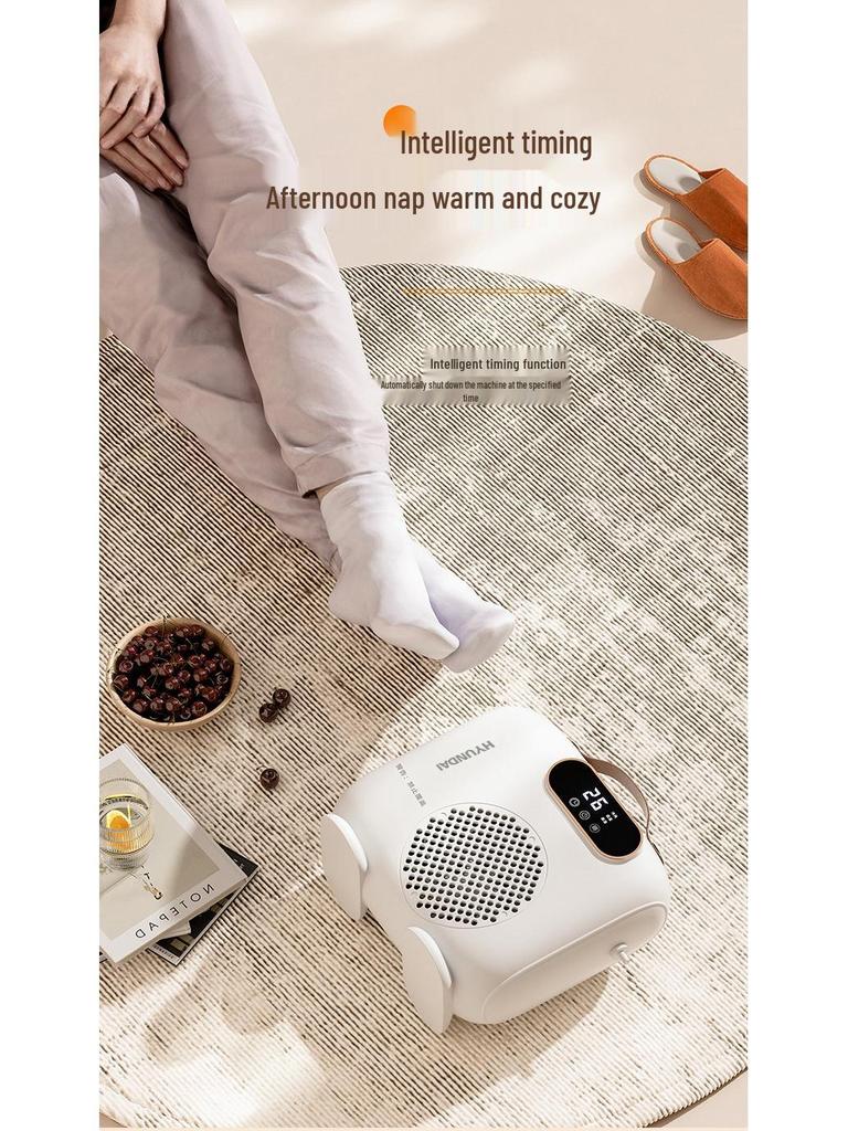 Hyundai Little Sun PTC Быстрый Нагрев Настольный Электрический Обогреватель - Энерго- и Экономичный Вентилятор Теплого Воздуха для Дома или Офиса.