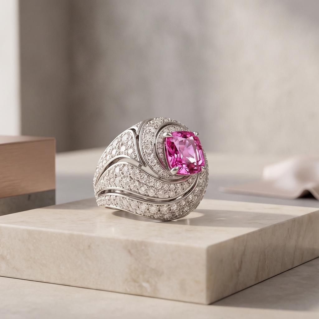 WUIHA 925 Sterling Silver Cushion Cut Lab Sapphire High Carbon Diamonds Gemstone Wedding Engagement Cocktail Ring Fine Jewelry