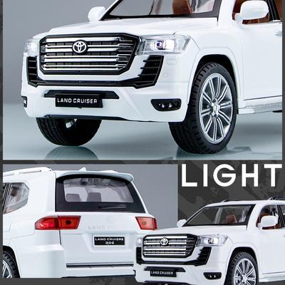 1:24 Toyota LAND CRUISER LC300 Высокодетализированная литая модель автомобиля Металлическая модель автомобиля Коллекция детских игрушек подарки