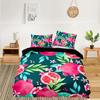 Cute Chic Fruit Bedding Set For Kids Girls Boys Room Decor Tropical Pineapple Cherry Pomegranate Print Duvet Cover Pillowcases