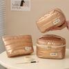 Дорожная косметичка, большая вместительная косметичка для женщин, портативная водонепроницаемая сумка для туалетных принадлежностей, сумка-органайзер для макияжа с ручкой