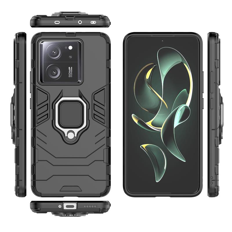 Для Xiaomi 13T Pro Чехол Ударопрочный Магнитный Автомобильный Держатель Бронированный Чехол Для Телефона Для Xiaomi Mi13T Mi 13T 13 T Pro Xiaomi13T Задняя Крышка