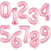 32/40Inch Giant Foil Number Balloons Air Helium Figures Wedding Adult Kids Birthday Party Decoration Supplies 0-9 Digital Globos