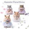 Mini Hamster Lace Flower Dress Sweet Princess Style Pet Clothes 1Pcs for Dwarf Hamster Golden Bear Small Pet Supplies
