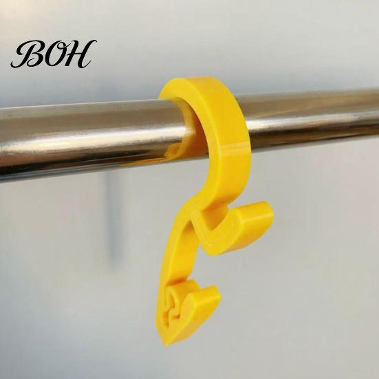 No Drill Towel Clips S-Shaped Hook with Clip, Heavy Duty Hanging Hook, 2-In-1 Memo Holder Multi-functional Clamp Hanger, 3D Printed Clothes Pin