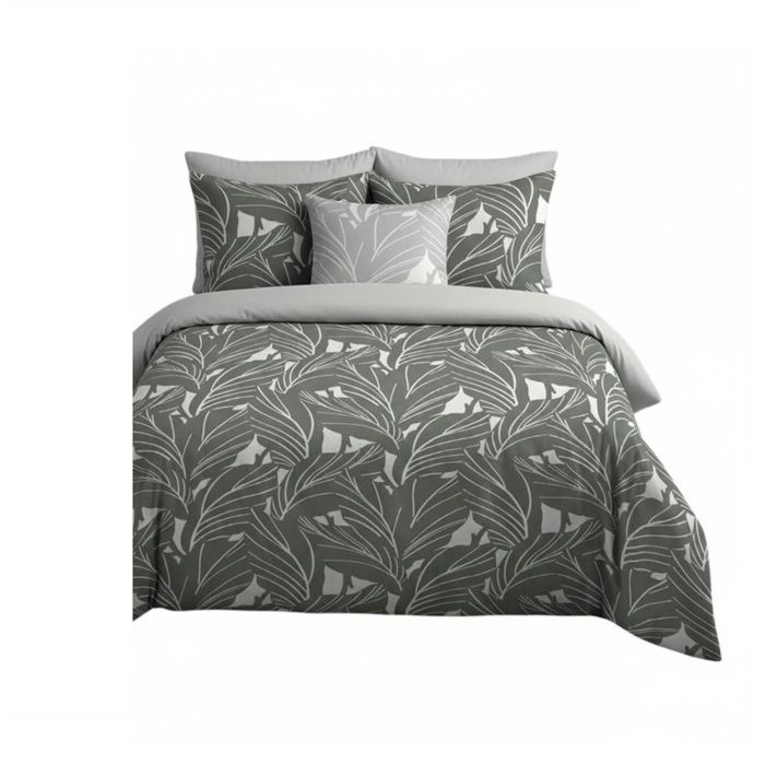 Parure de lit motif 240 x 220 cm Tropical vert