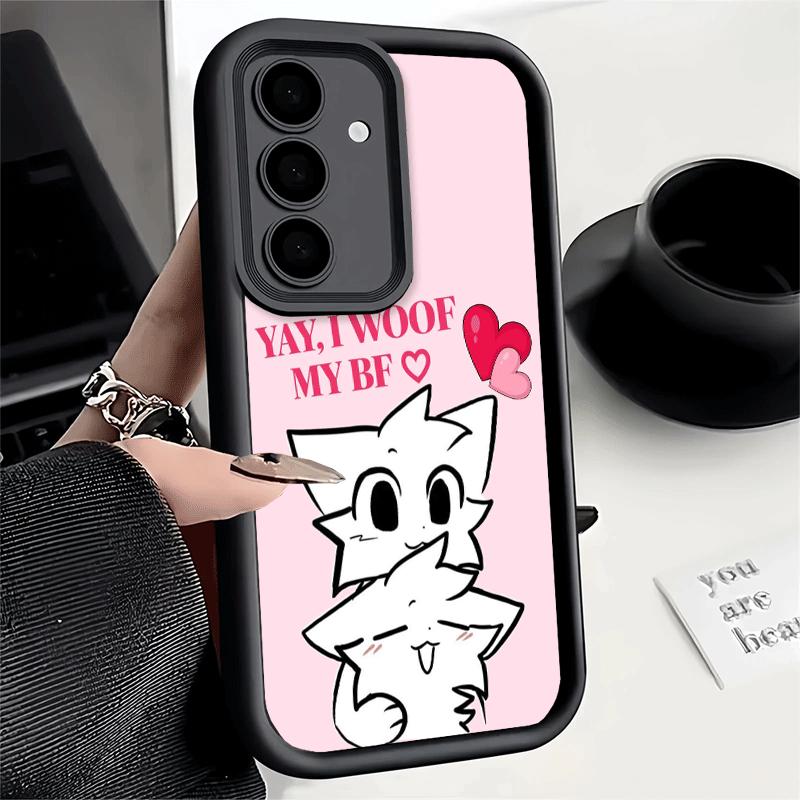 Phone Case for Samsung Galaxy A17 A16 A15 A14 A13 Cute B-Boykisser Catoon A56 A36 A26 A55 A35 A25 A54 A34 A24 A53 A33 A23 A07 A0
