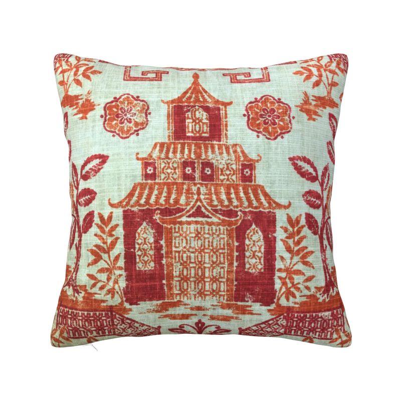 Роскошные шинуазри имбирные банки чехол для подушки в стиле Чиппендей для дивана мягкий винтажный дельфтский синий фарфоровый чехол для подушки украшение