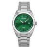 Stainless Steel Green Dial Quartz BI5110-54X Men's Watch