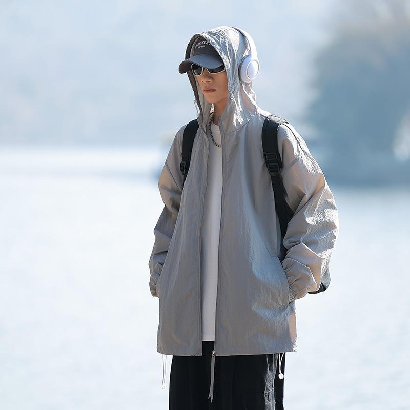 1011 summer new light and breathable high-power anti-ultraviolet quick-drying skin clothes can be opened twice for men and women