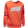 Jordan Свитшот Flight MVP Graphic Crewneck из флиса, оранжевый, унисекс, уличная одежда DV7588-817