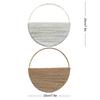 2Pcs/Set Ideal Bohemian Circular Chic Hand Woven Wall Hanging Cotton Rope Home Decor Tapestries