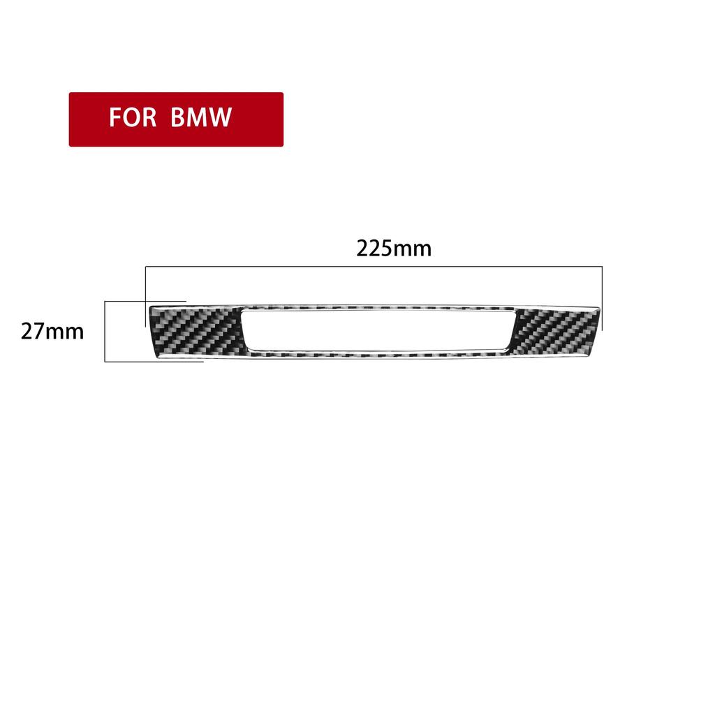 Car Central Control Button Decoration Cover Trim Sticker Carbon Fiber for BMW E84 X1 2011-2015 Auto Interior Accessories