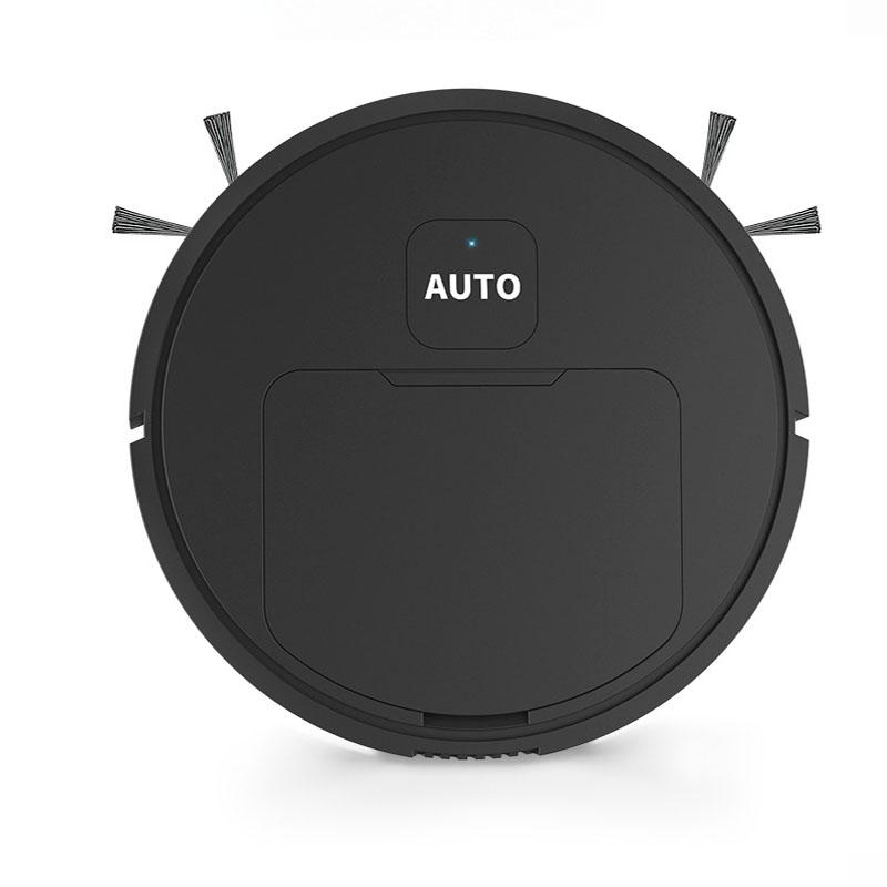 Интеллектуальный автоматический подметальный робот для подметания и мытья полов Встроенный бытовой автоматический пылесос с перезаряжаемым аккумулятором, маленький
