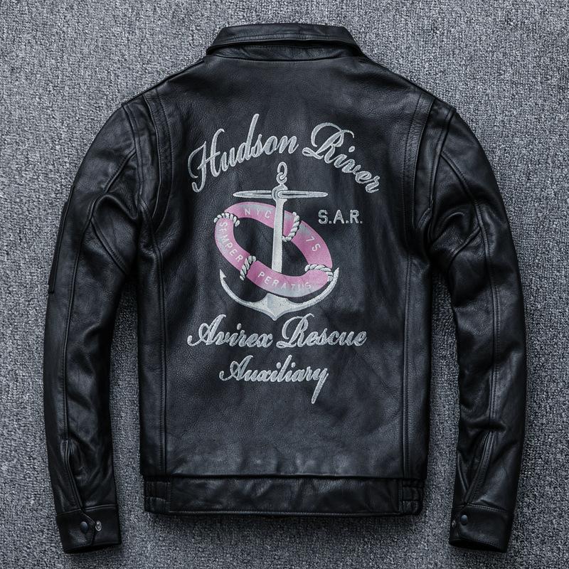 Кожаная одежда цвета хаки локомотив, винтажная стирка, старая куртка из овчины, мужской летный костюм