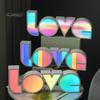 Декоративный световой короб Love LED Love Letters Night Light Dreamy Glow Marquee Light Box Light Up Box Gift for Lover