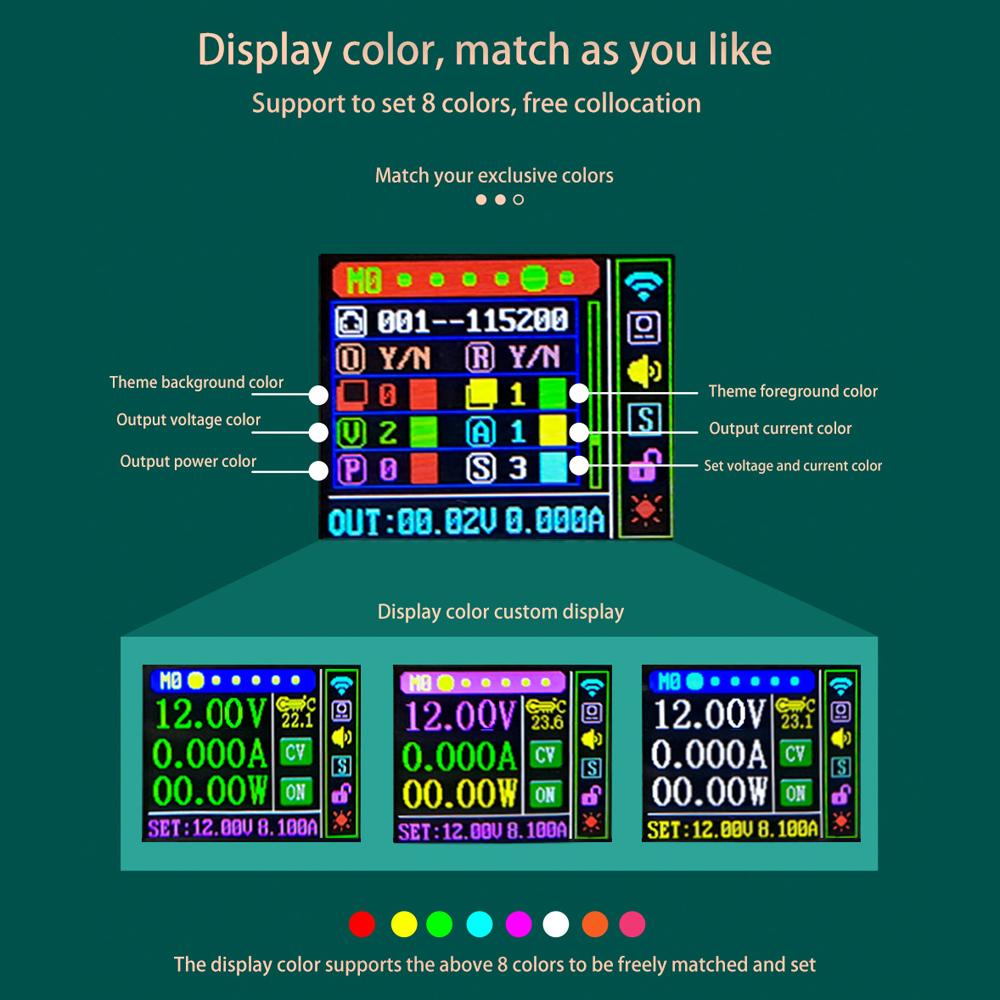Регулируемые источники питания постоянного тока с постоянным напряжением и постоянным током 60V 8A